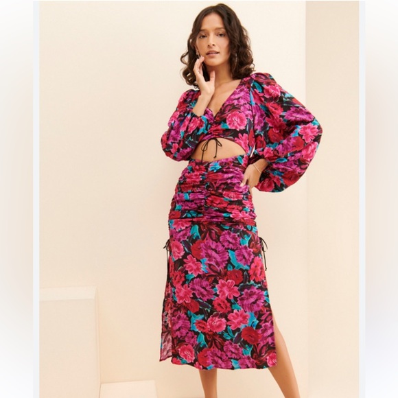 For Love And Lemons Dresses & Skirts - For Love and Lemons Scarlett midi dress